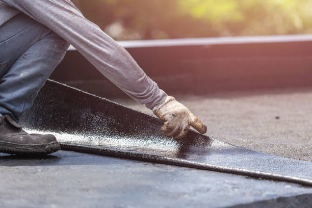 Professional Waterproofing technician working in Byron, IL